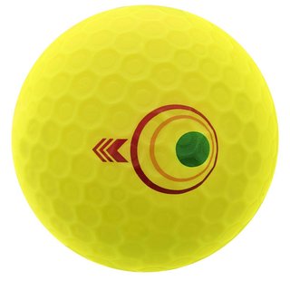 Bridgestone e12 Straight MindSet pelotas de golf, amarillas mate