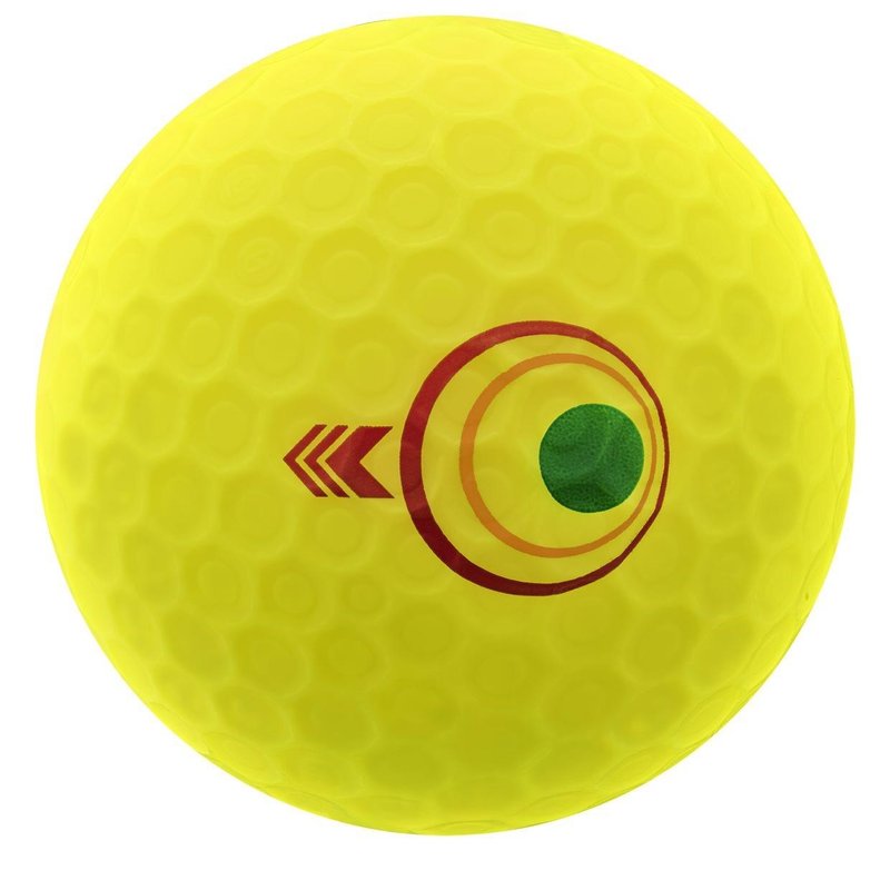 Bridgestone e12 Straight MindSet pelotas de golf, amarillas mate