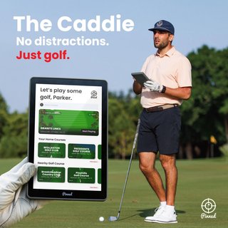 Pinned The Caddie GPS launch monitor