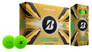 Bridgestone e12 Straight MindSet pelotas de golf, verde mate