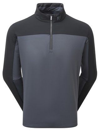 FootJoy ThermoSeries Hybrid Midlayer sudadera de hombre, negro/carbón