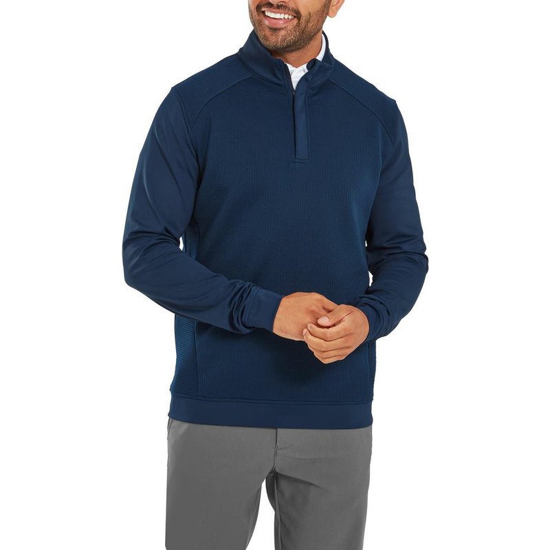 FootJoy ThermoSeries Ottoman Midlayer sudadera de hombre, navy