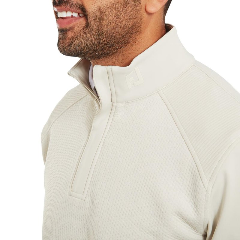 FootJoy ThermoSeries Ottoman Midlayer sudadera de hombre, stone