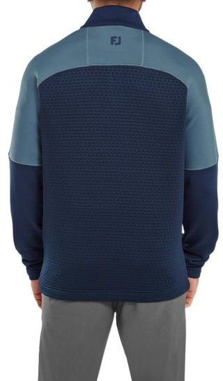 FootJoy ThermoSeries Jacquard Midlayer sudadera de hombre, navy slate