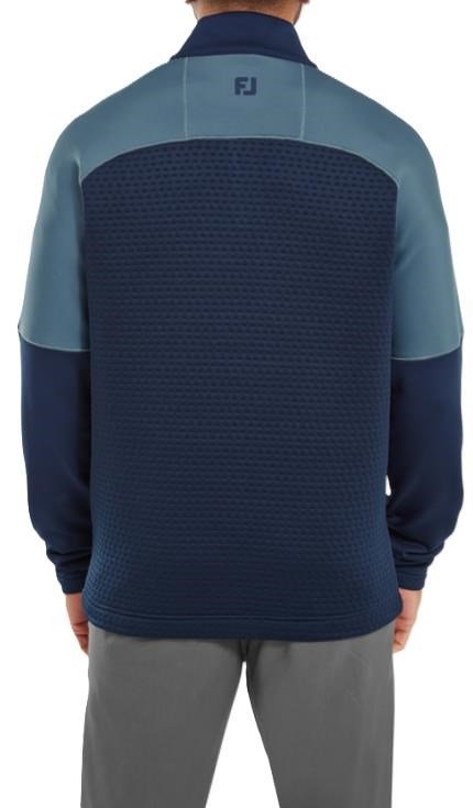 FootJoy ThermoSeries Jacquard Midlayer sudadera de hombre, navy slate