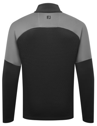 FootJoy ThermoSeries Jacquard Midlayer sudadera de hombre, negro/carbón