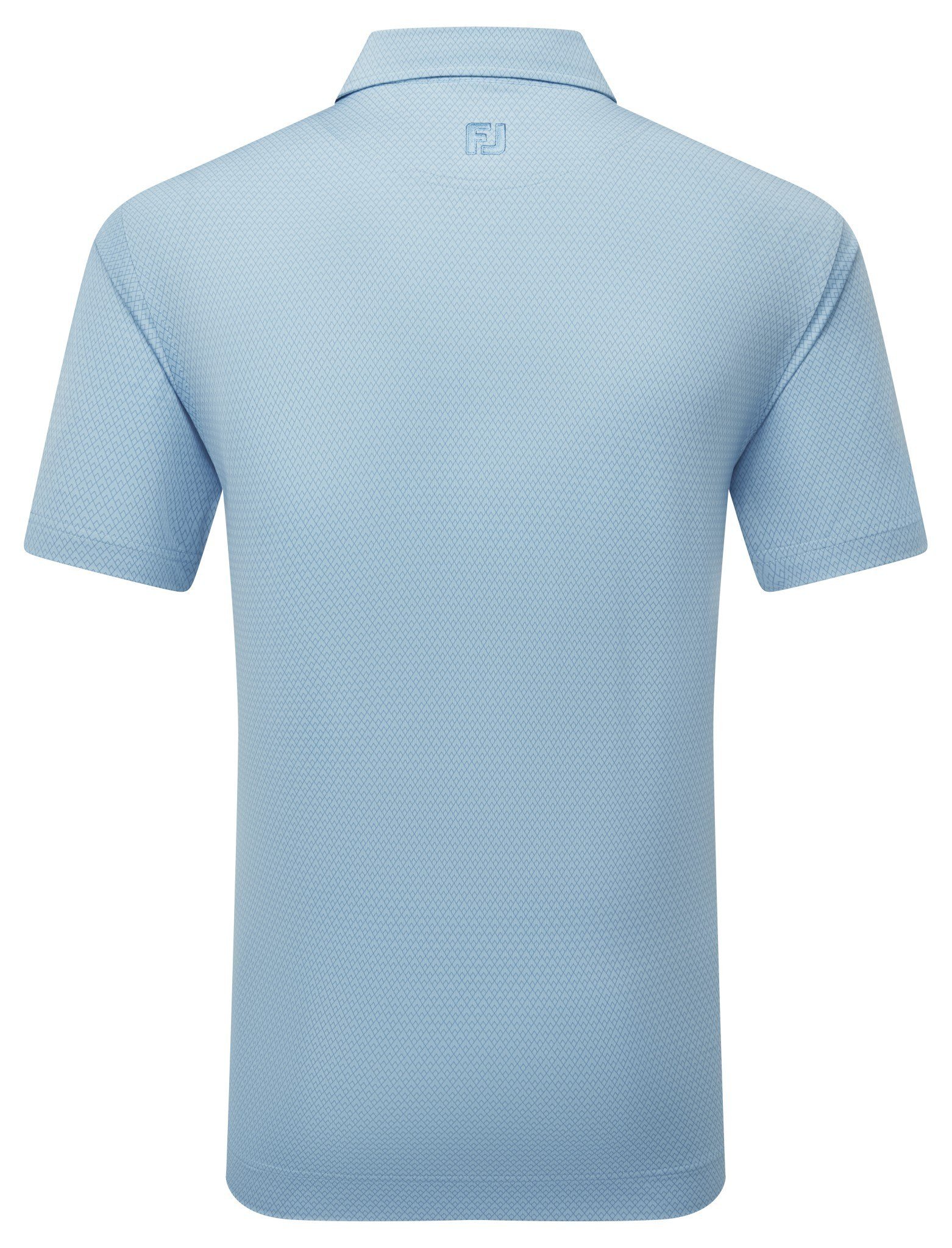 FootJoy Deco Diamond Print polo de hombre, air blue/high tide