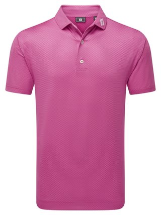 FootJoy Abacus Print polo de hombre, magenta
