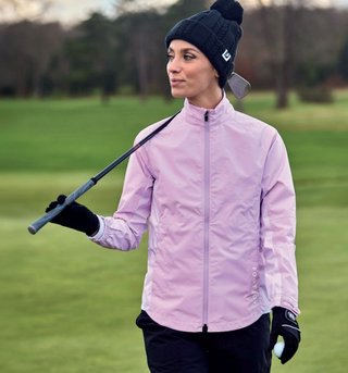 FootJoy HydroLite X chaqueta de mujer, orchid/white dot