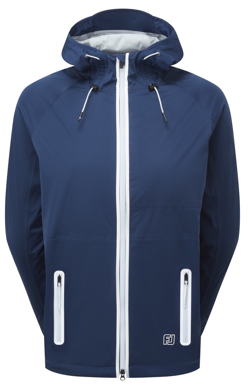 FootJoy HydroKnit chaqueta de lluvia de mujer, navy/white/skyway