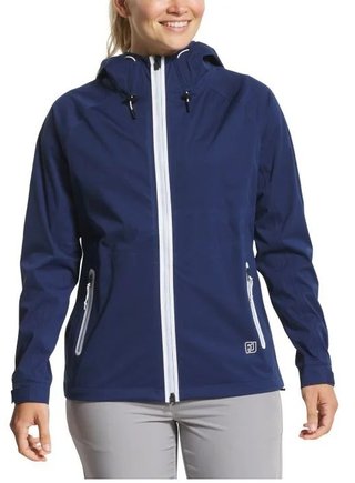 FootJoy HydroKnit chaqueta de lluvia de mujer, navy/white/skyway