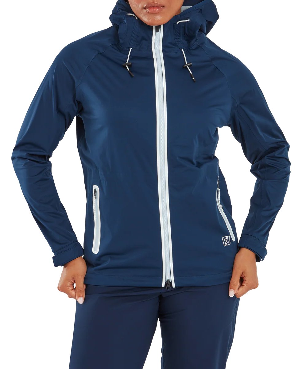 FootJoy HydroKnit chaqueta de lluvia de mujer, navy/white/skyway