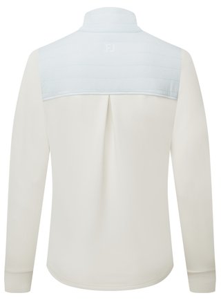 FootJoy ThermoSeries Hybrid Popover sudadera de mujer, off white/ice blue