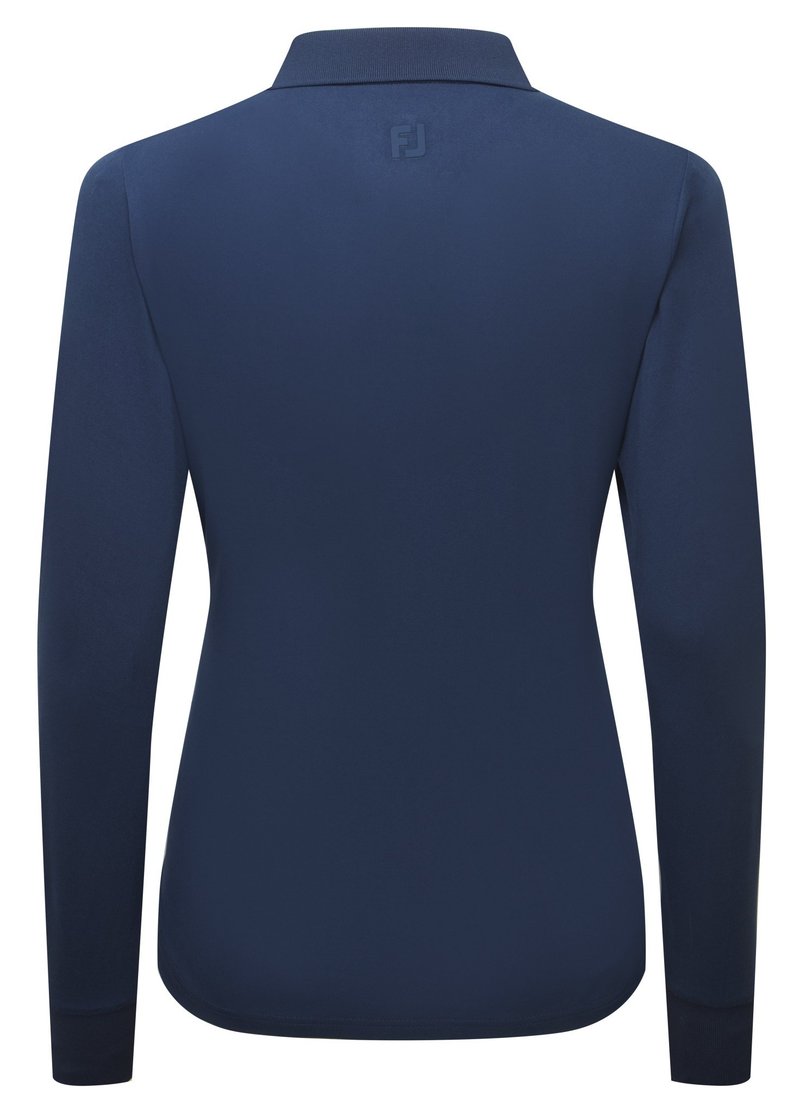 FootJoy ThermoSeries Long Sleeves polo de mujer, azul marino