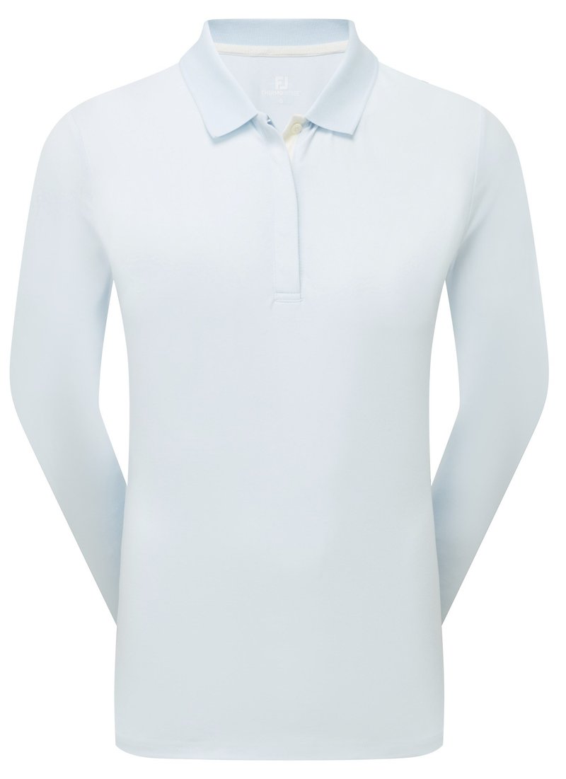 FootJoy ThermoSeries Long Sleeves camiseta de manga larga para mujer, azul hielo