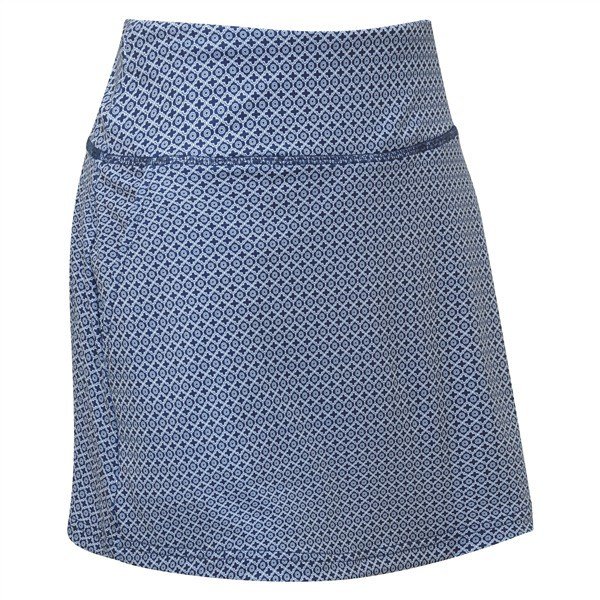 FootJoy Aerial Performance Knit falda pantalón de golf para mujer, azul marino/blanco
