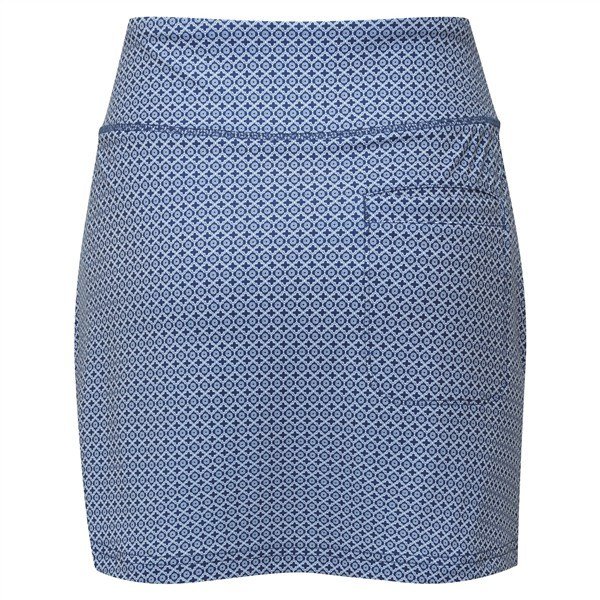 FootJoy Aerial Performance Knit falda pantalón de golf para mujer, azul marino/blanco
