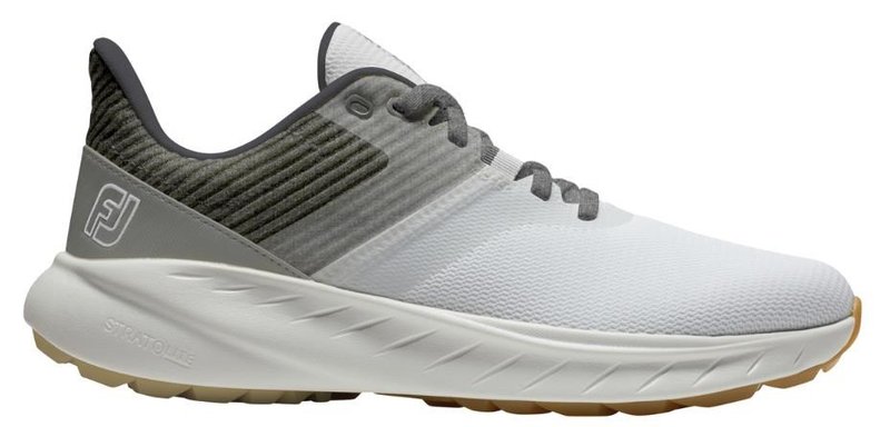 FootJoy Flex zapatos de golf para mujer, blanco/gris