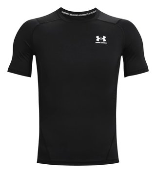 Under Armour HeatGear camiseta de compresión para hombre, negro/blanco