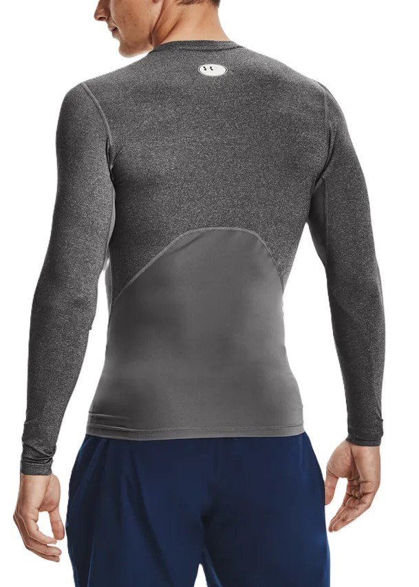 Under Armour HeatGear camiseta de compresión de manga larga para hombre, carbon heather