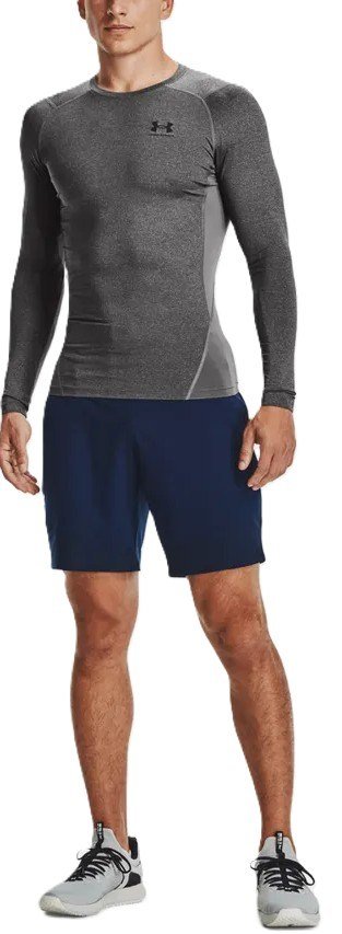 Under Armour HeatGear camiseta de compresión de manga larga para hombre, carbon heather