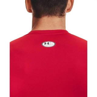 Under Armour HeatGear camiseta de compresión de manga larga para hombre, roja