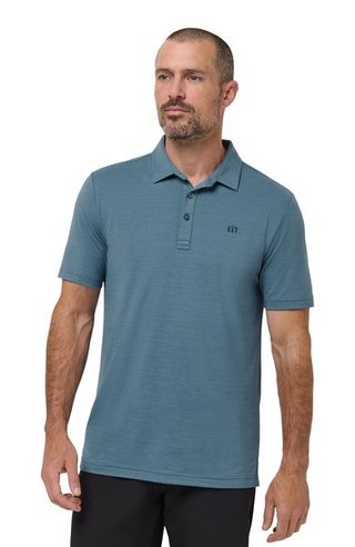 Travis Mathew The Heater polo de hombre, copen blue