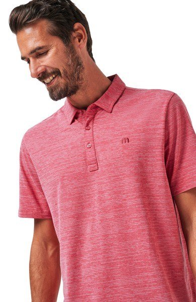 Travis Mathew The Heater polo de hombre, heather scooter