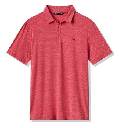 Travis Mathew The Heater polo de hombre, heather scooter