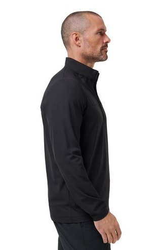 Travis Mathew Wanderlust Quarter Zip chaqueta de hombre, negra