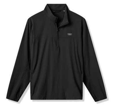 Travis Mathew Wanderlust Quarter Zip chaqueta de hombre, negra