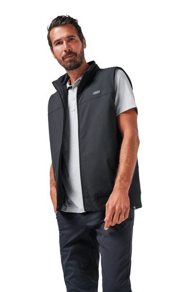 Travis Mathew Wanderlust chaleco de hombre, negro