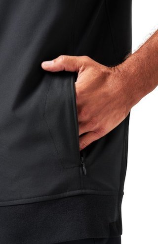 Travis Mathew Wanderlust chaleco de hombre, negro