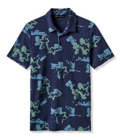 Travis Mathew Favorite Hello polo de hombre, total eclipse