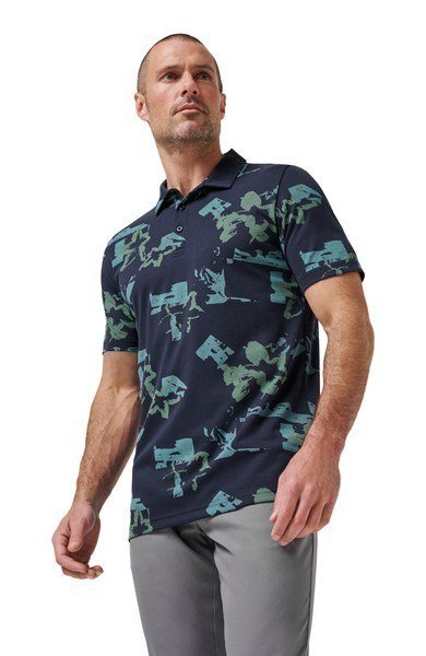 Travis Mathew Favorite Hello polo de hombre, total eclipse
