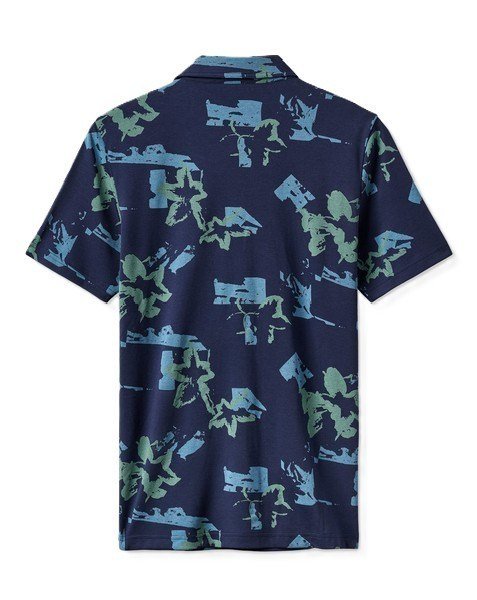 Travis Mathew Favorite Hello polo de hombre, total eclipse