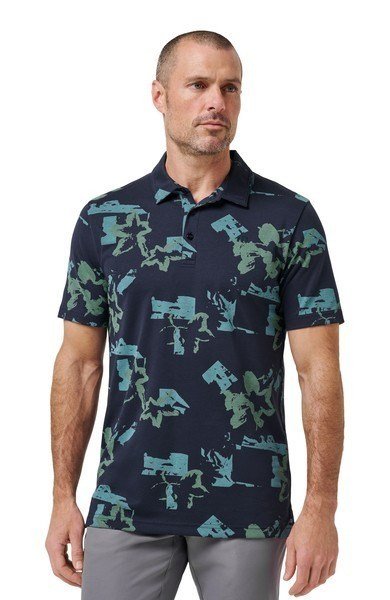 Travis Mathew Favorite Hello polo de hombre, total eclipse