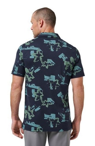 Travis Mathew Favorite Hello polo de hombre, total eclipse