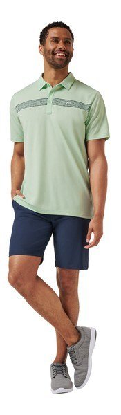 Travis Mathew River Boat polo de hombre, aqua foam