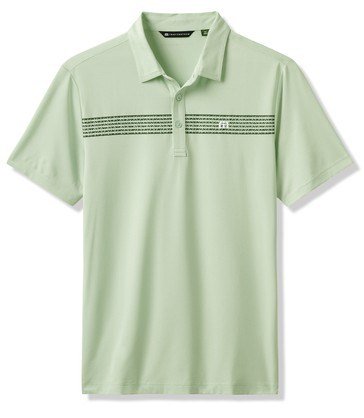 Travis Mathew River Boat polo de hombre, aqua foam