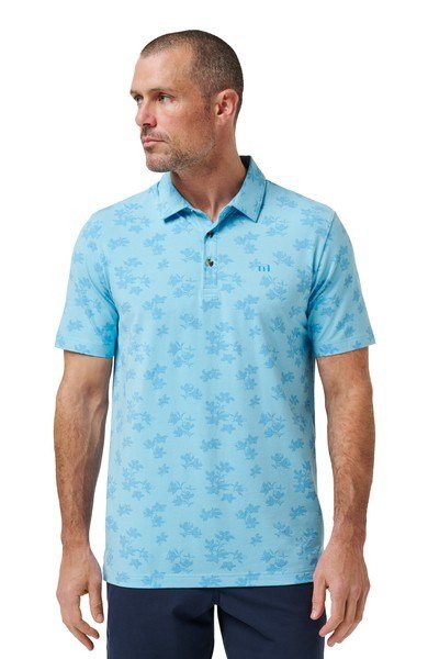Travis Mathew Port Day polo para hombre, air blue