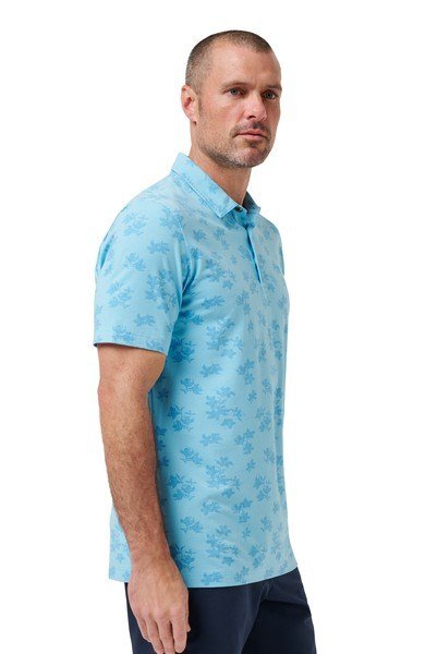 Travis Mathew Port Day polo para hombre, air blue