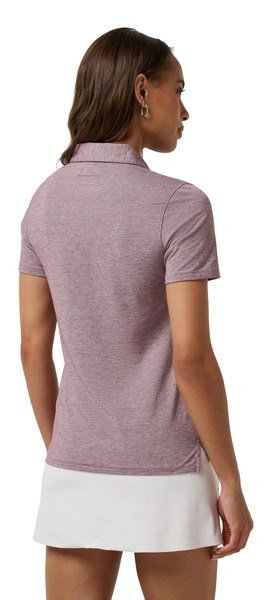Travis Mathew Featherweight Active polo de mujer, heather damson