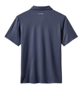 Travis Mathew Featherweight Performance polo de hombre, total eclipse