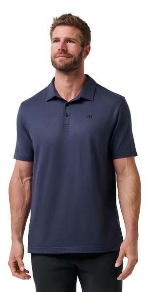 Travis Mathew Featherweight Performance polo de hombre, total eclipse