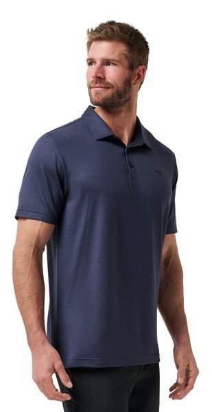 Travis Mathew Featherweight Performance polo de hombre, total eclipse