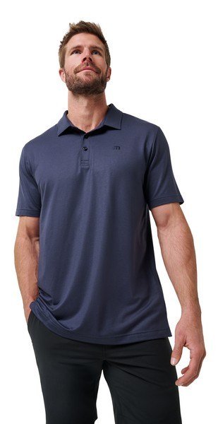 Travis Mathew Featherweight Performance polo de hombre, total eclipse