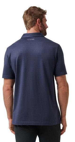 Travis Mathew Featherweight Performance polo de hombre, total eclipse