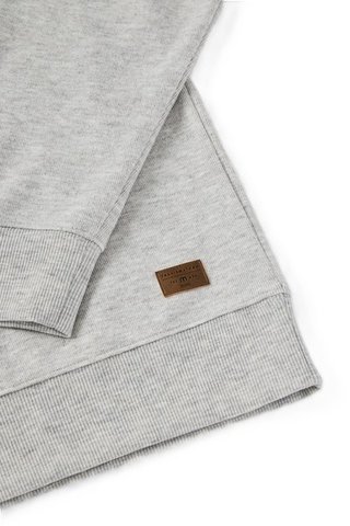 Travis Mathew Cloud suéter 1/4 zip para hombre, heather grey
