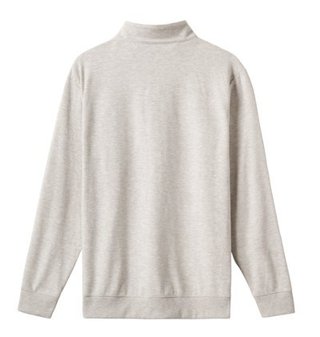 Travis Mathew Cloud suéter 1/4 zip para hombre, heather grey